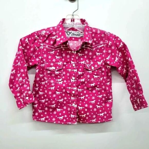 3T Cowgirl Top – Yeehaw Western Rodeo Style in Pink! 🤠 🩷 - Picture 1 of 6